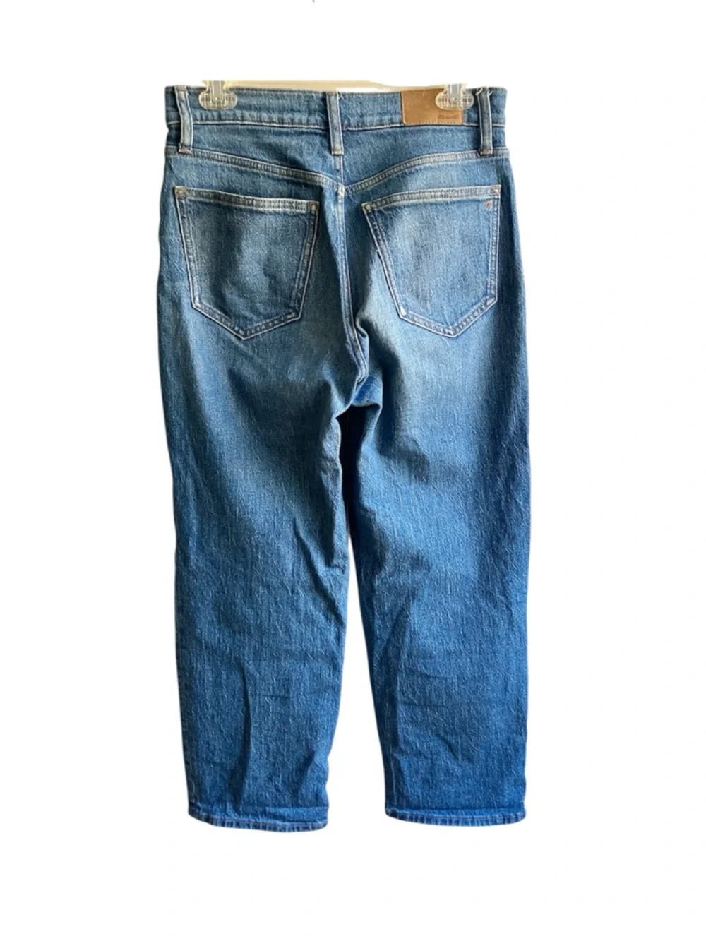 Madewell Perfect Vintage Wide Leg Jeans Size 26P Medium Wash High Rise Denim - Picture 7 of 14